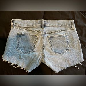 Vintage low waisted denim shorts